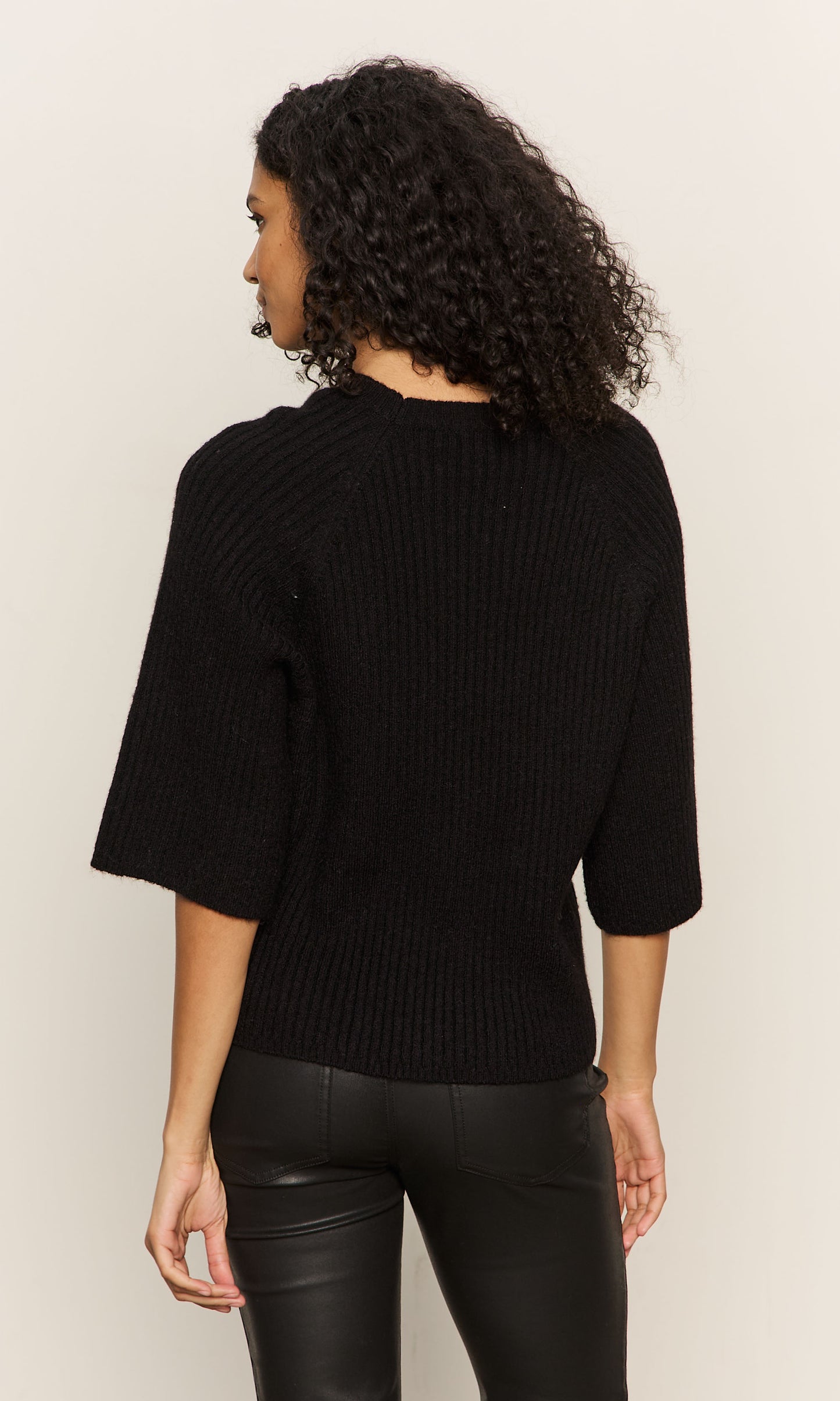 RIBBED SWEATER TEE