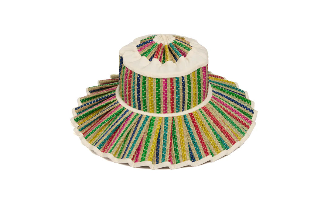 Lorna Murray Luxe Capri Hat - Summer White - Tropical | Blossom