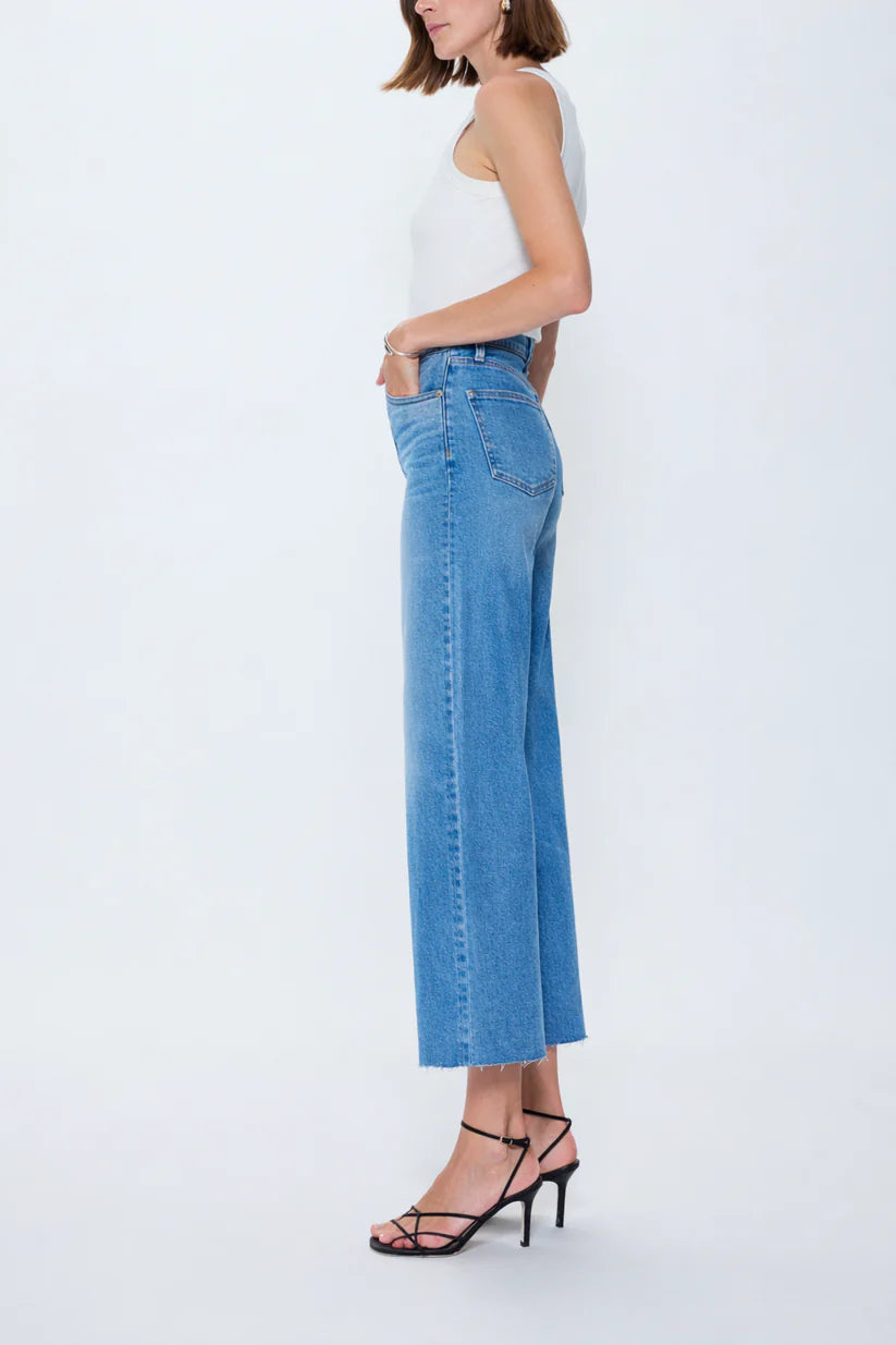 Lana Crop High Rise Ultra Wide Leg - Wild Heart