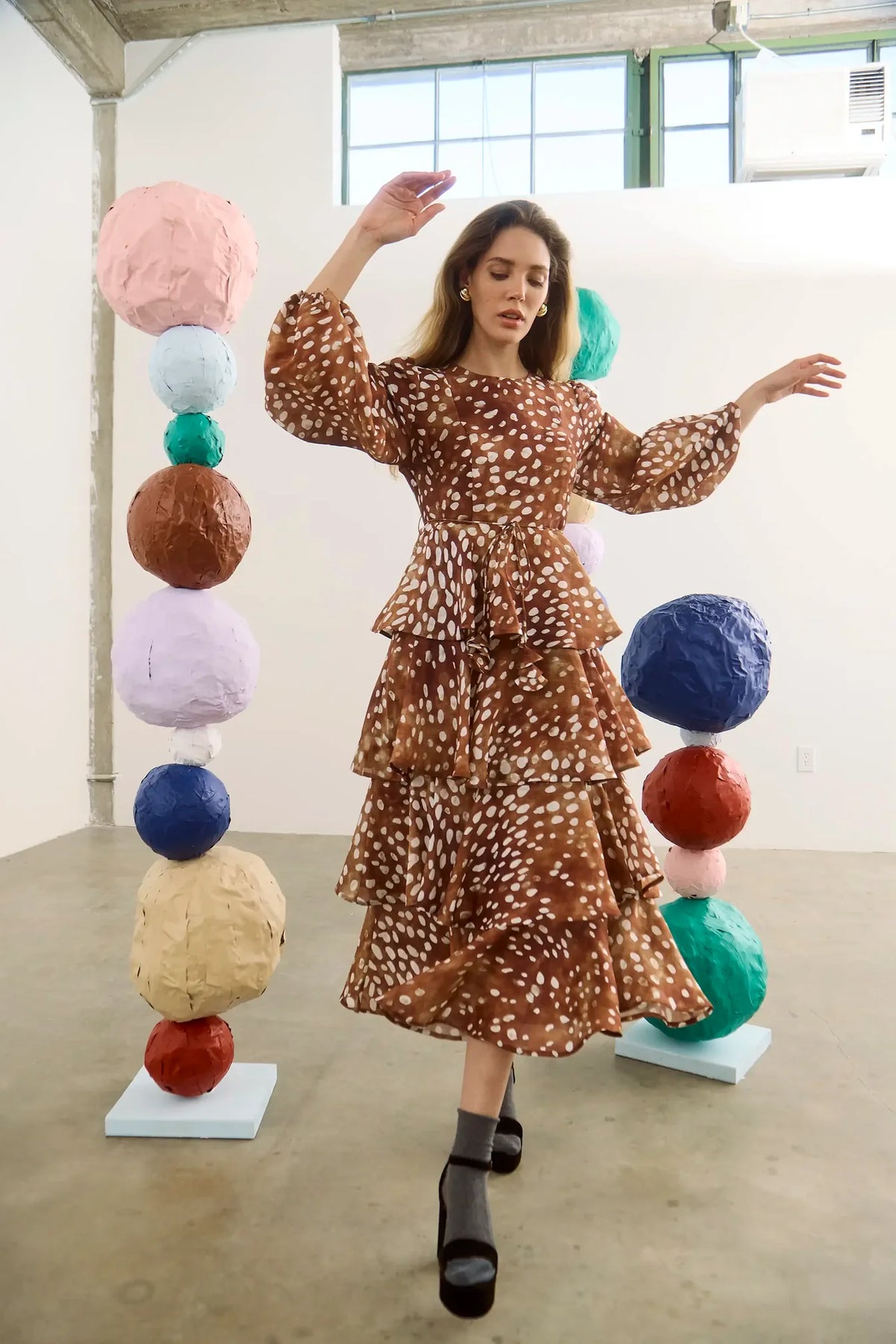 Chelsea Dress - Dappled Doe