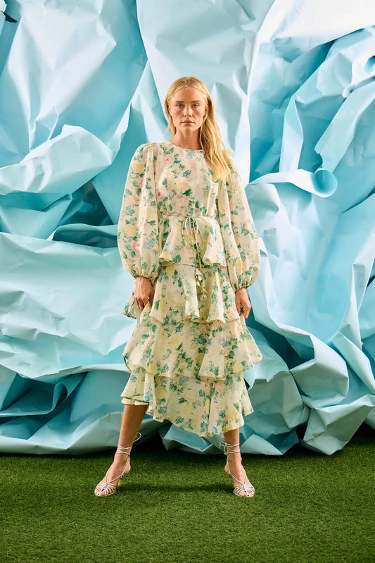 Chelsea Dress - Garden Rose Peony