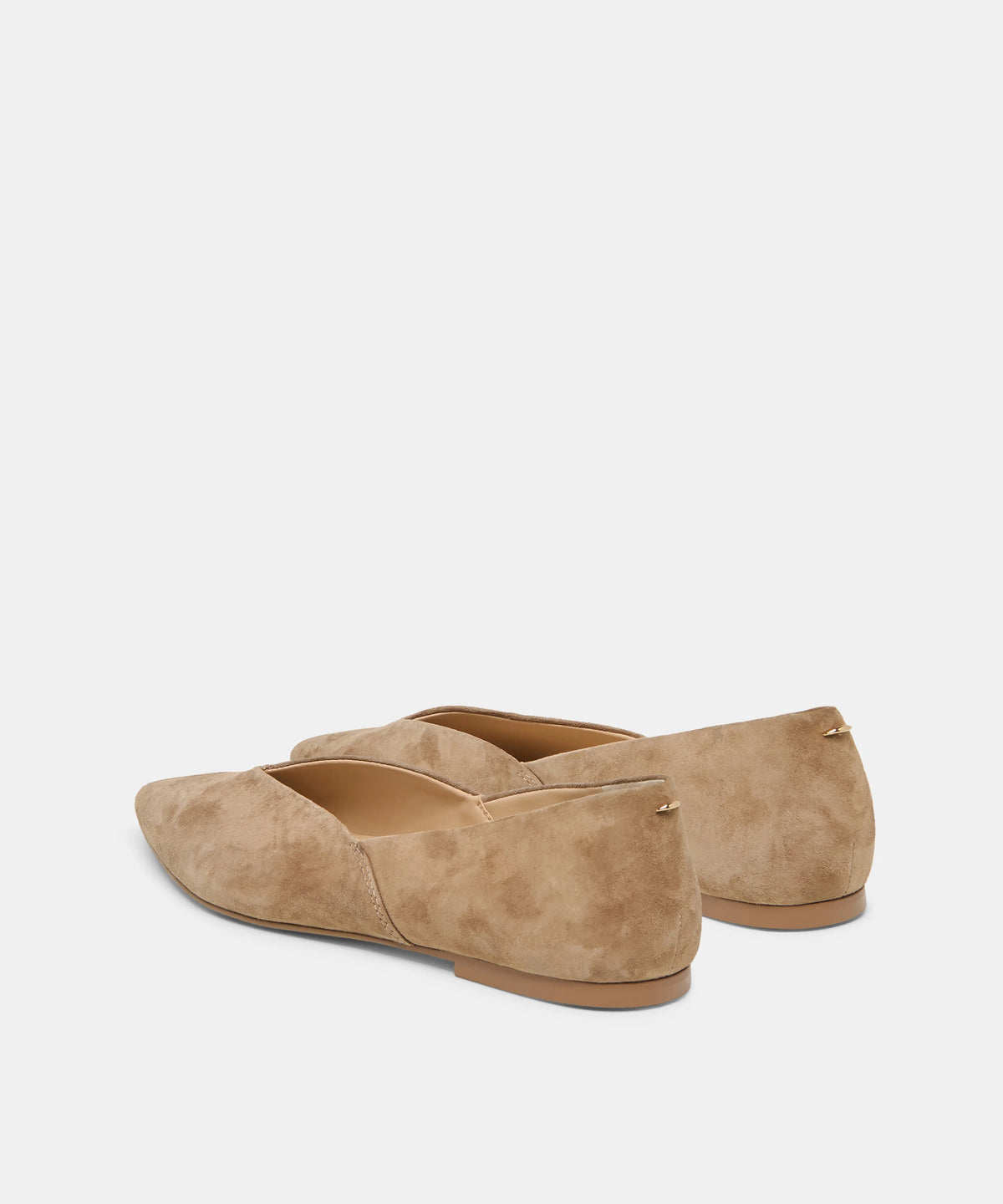 Gema Flat Shoe - Taupe Suede