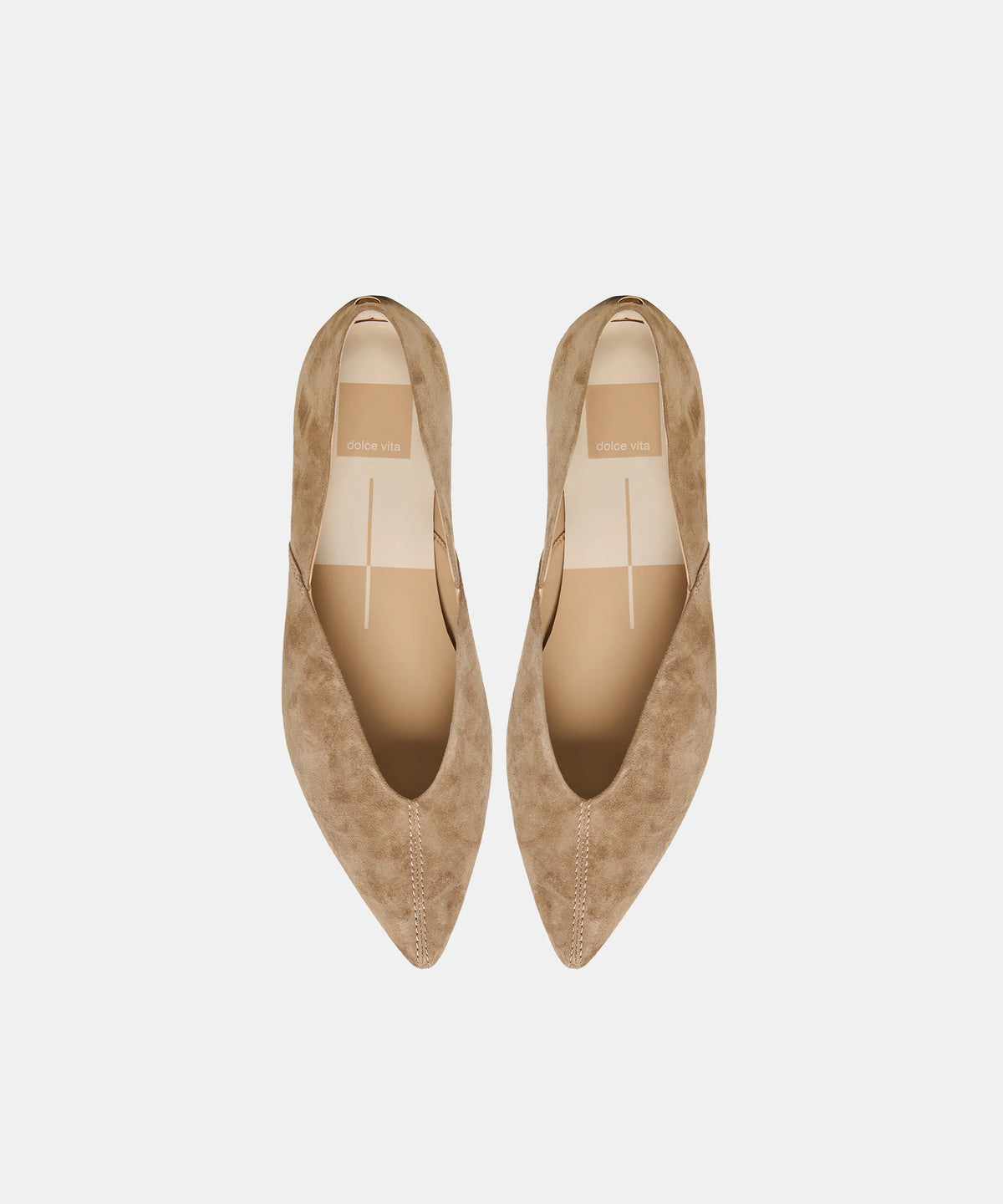 Gema Flat Shoe - Taupe Suede