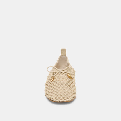 Kaylyn Flats - Oatmeal Crochet