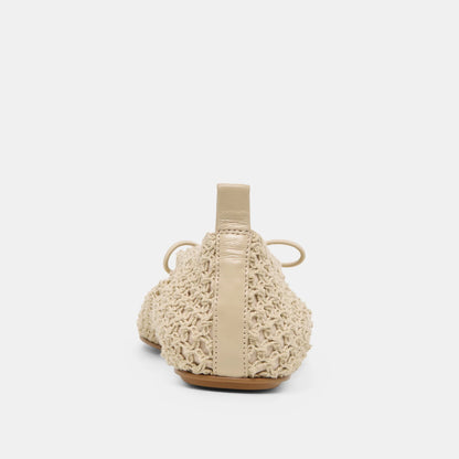 Kaylyn Flats - Oatmeal Crochet