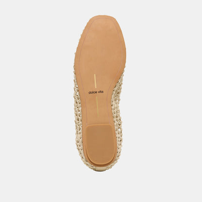 Kaylyn Flats - Oatmeal Crochet
