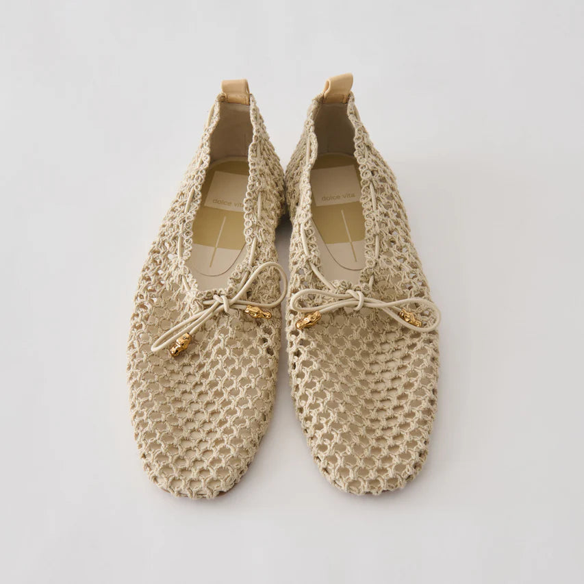 Kaylyn Flats - Oatmeal Crochet