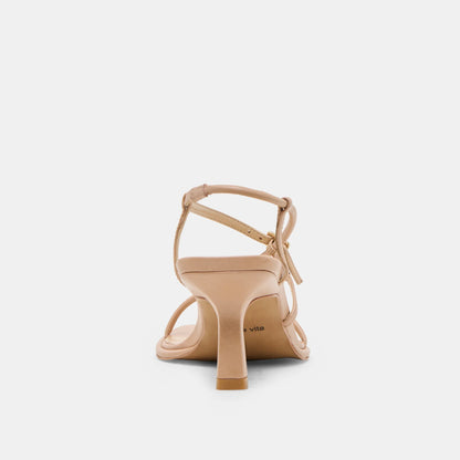Mylee Heel - Light Tan Leather
