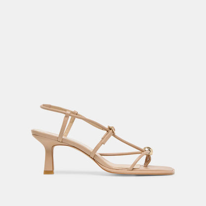 Mylee Heel - Light Tan Leather