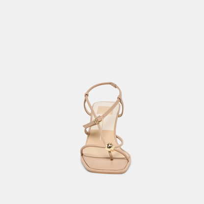 Mylee Heel - Light Tan Leather