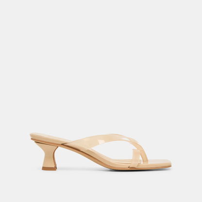 Brevel Vinyl Heels - Praline Jelly