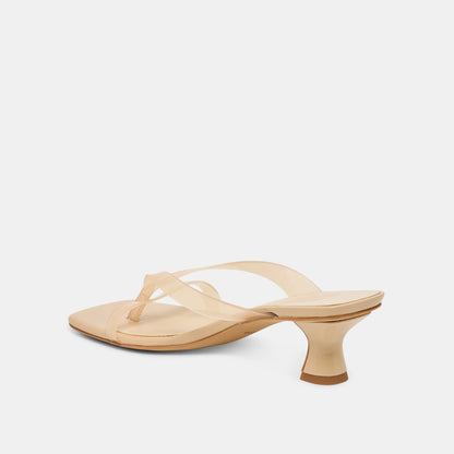 Brevel Vinyl Heels - Praline Jelly