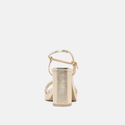 Odete Heels - Gold Leather