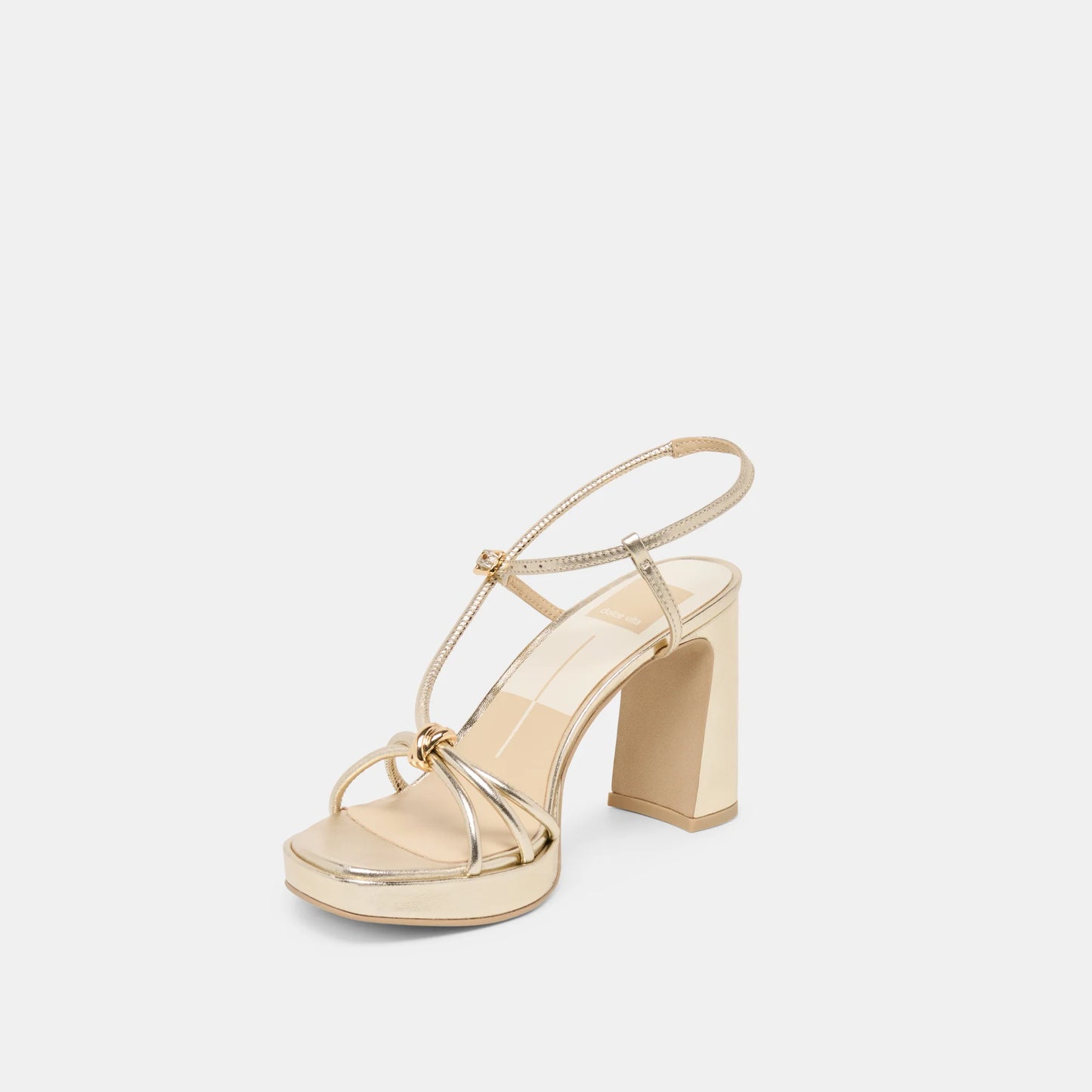 Odete Heels - Gold Leather