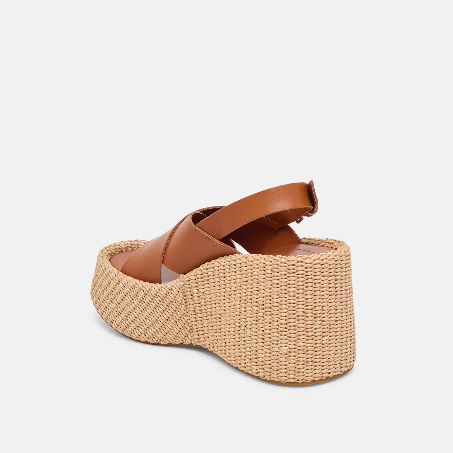 Dolce Vita Skylar Wedges - Brown Leather