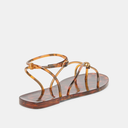 Kenley Vinyl Sandal - Tortoise Jelly