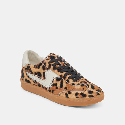 Dolce Vita Notice Sneaker - Dark Leopard Calf Hair