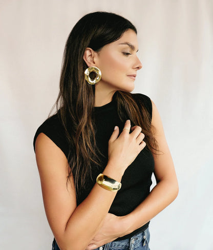 Opal Earring - Gold