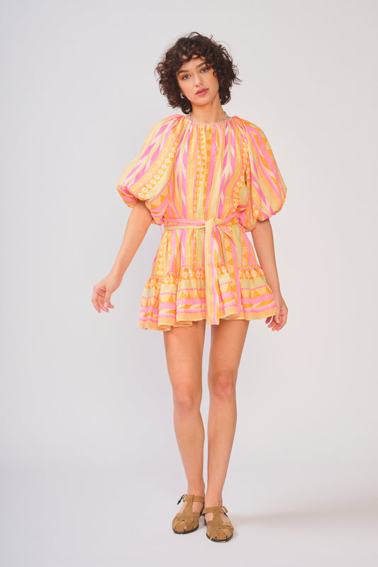 Thea Dress - Pink Driveway