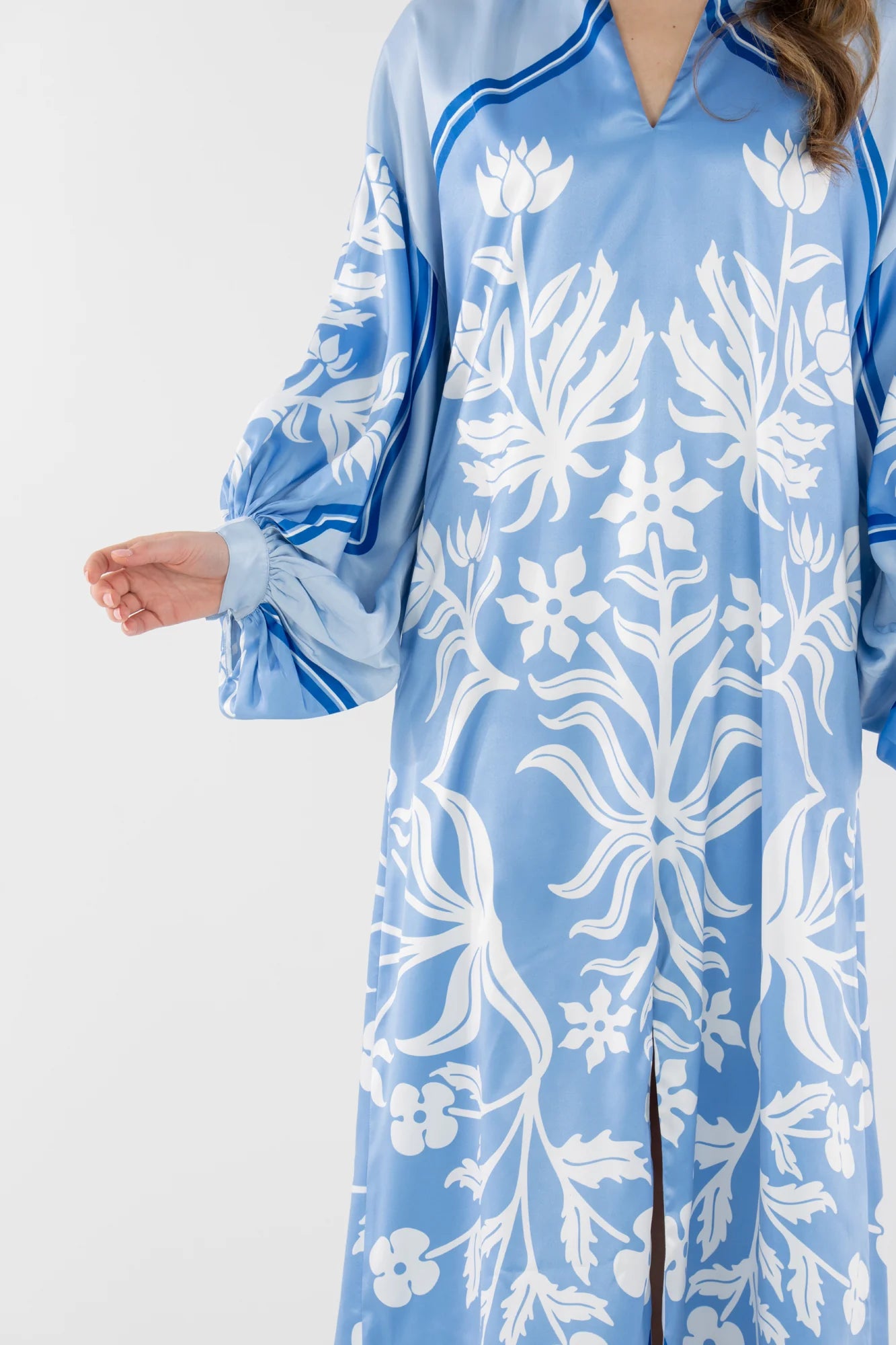 Fiona Dress - Dutch Tile