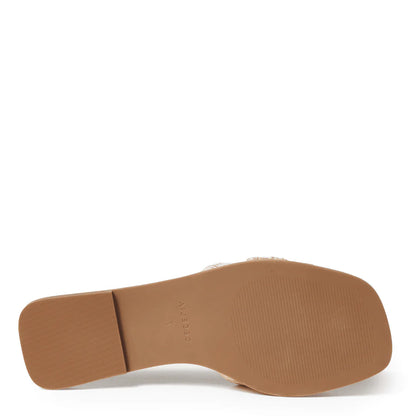 Diane Flat Slide Sandal - Light Blue