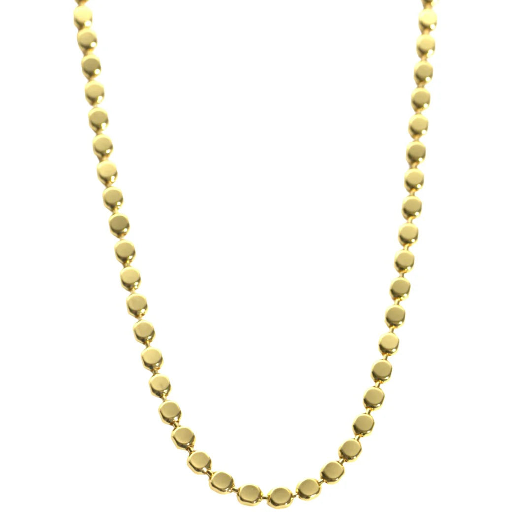 Allison Avery Disc Chain Necklace - Gold