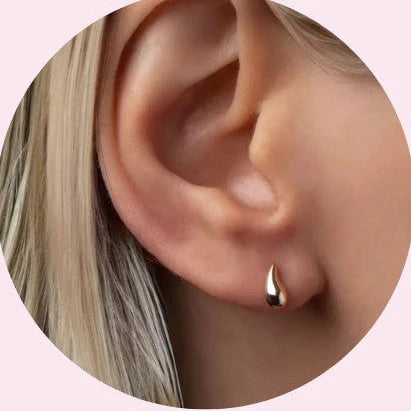 Droplet Studs - Silver