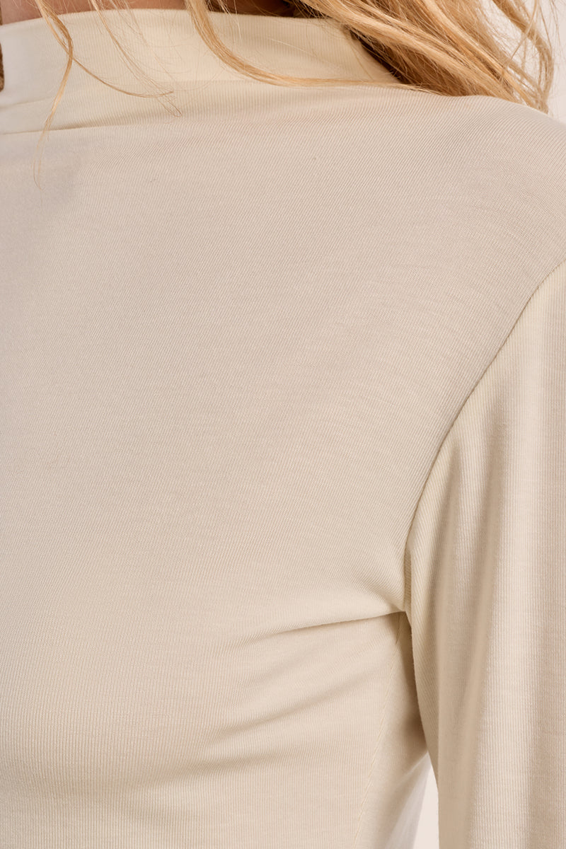 Everyday Knitted Long Sleeve Sweater - Off White