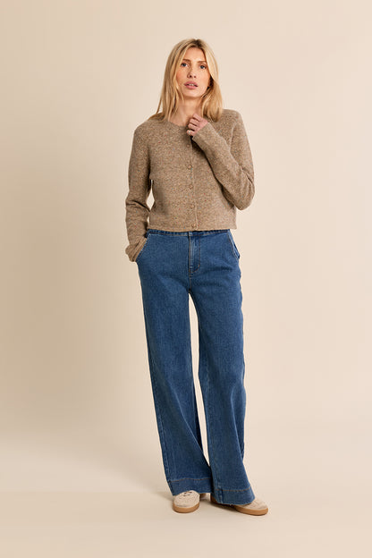 Hadley Confetti Cardigan - Camel