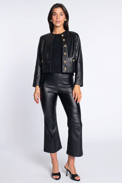 Remy Jacket - Black Metallic Denim