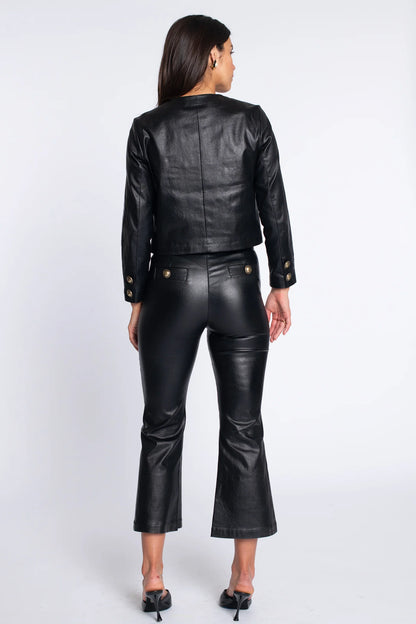 Remy Jacket - Black Metallic Denim