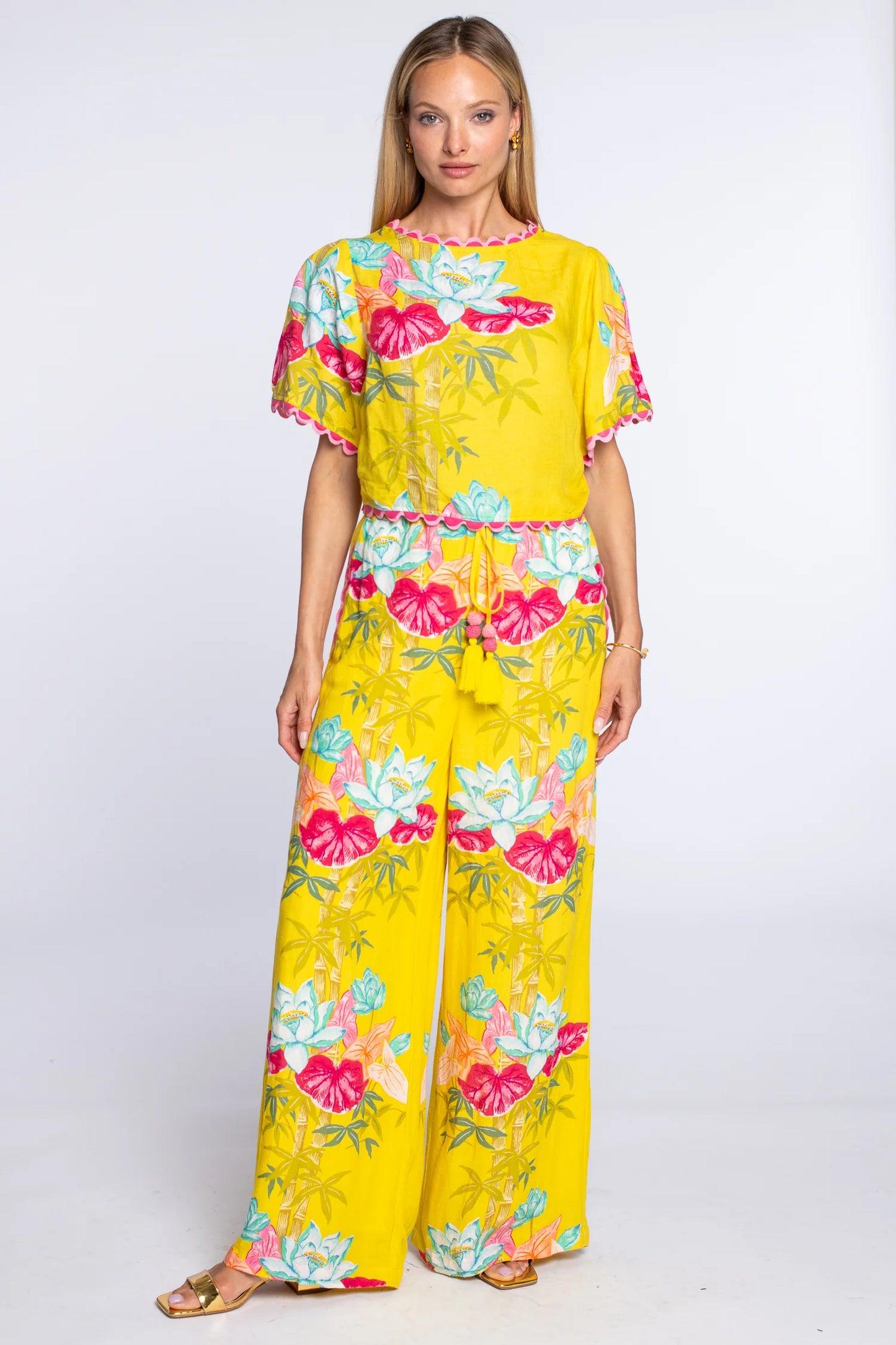 Presley Pants - Tropical Bamboo