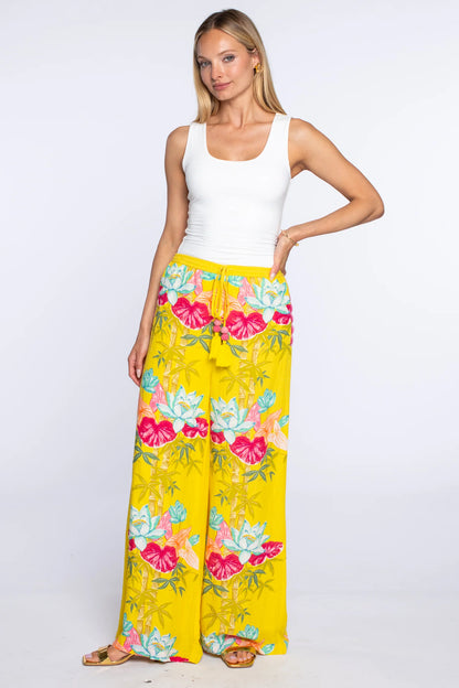 Presley Pants - Tropical Bamboo