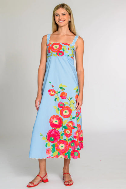 Annalisa Dress - Poppy Patch Blueberry