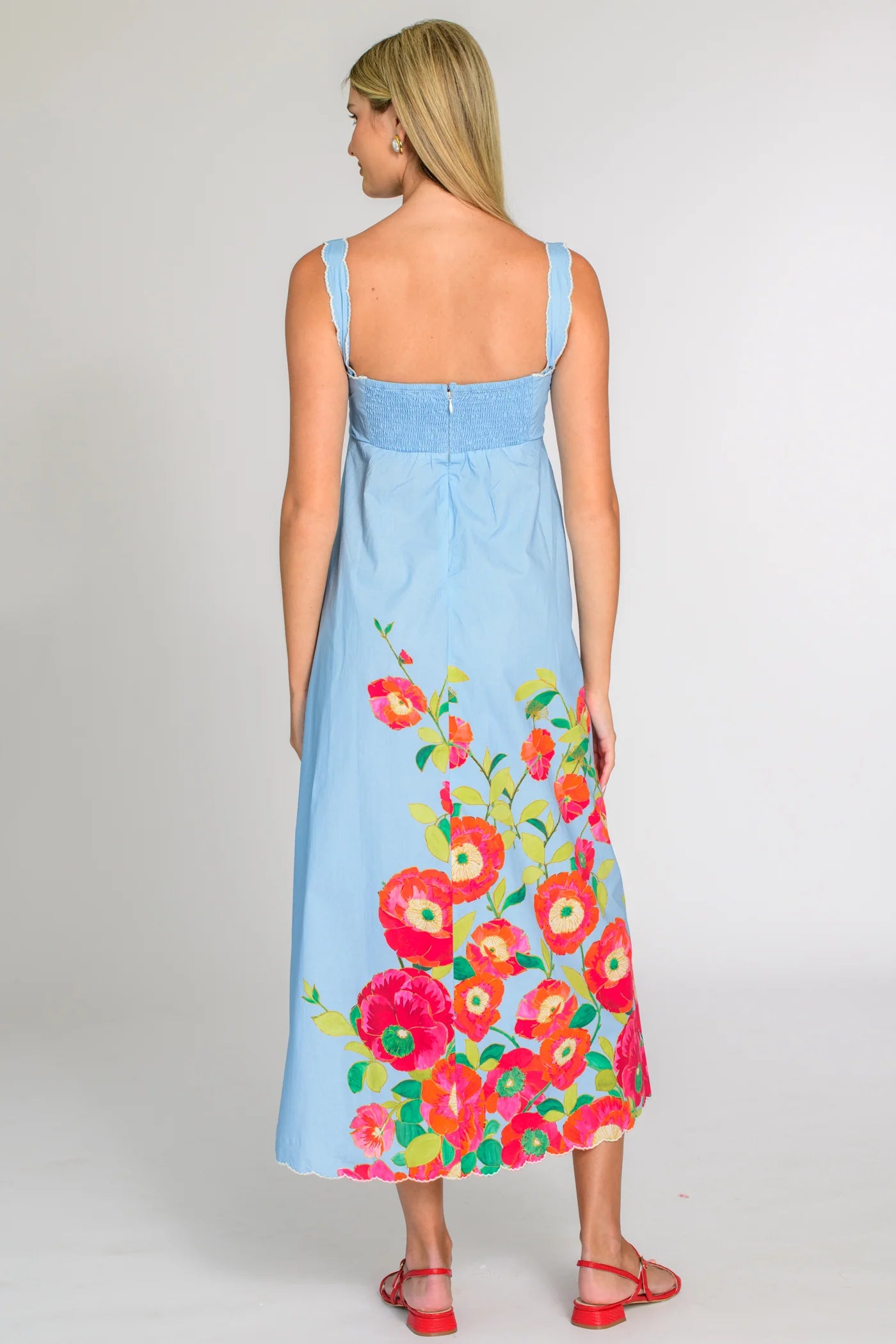 Annalisa Dress - Poppy Patch Blueberry