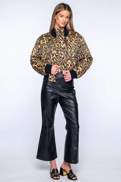 Farley Reversible Bomber Jacket - Paisley/Burl