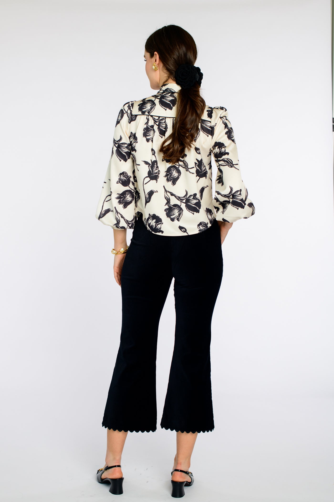 BRIT BOW BLOUSE