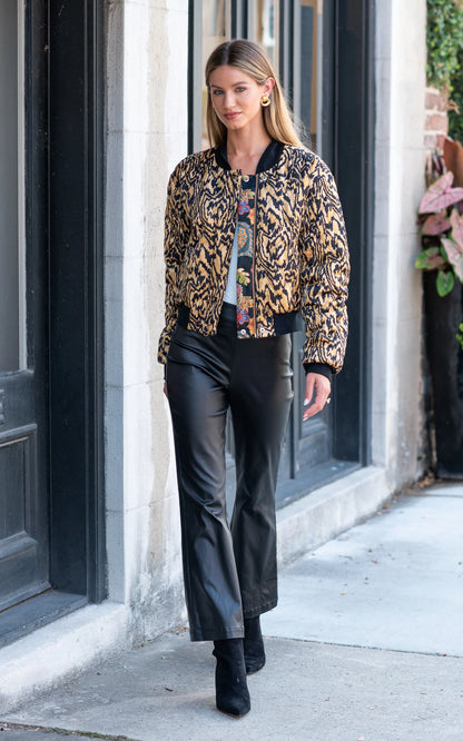 Farley Reversible Bomber Jacket - Paisley/Burl