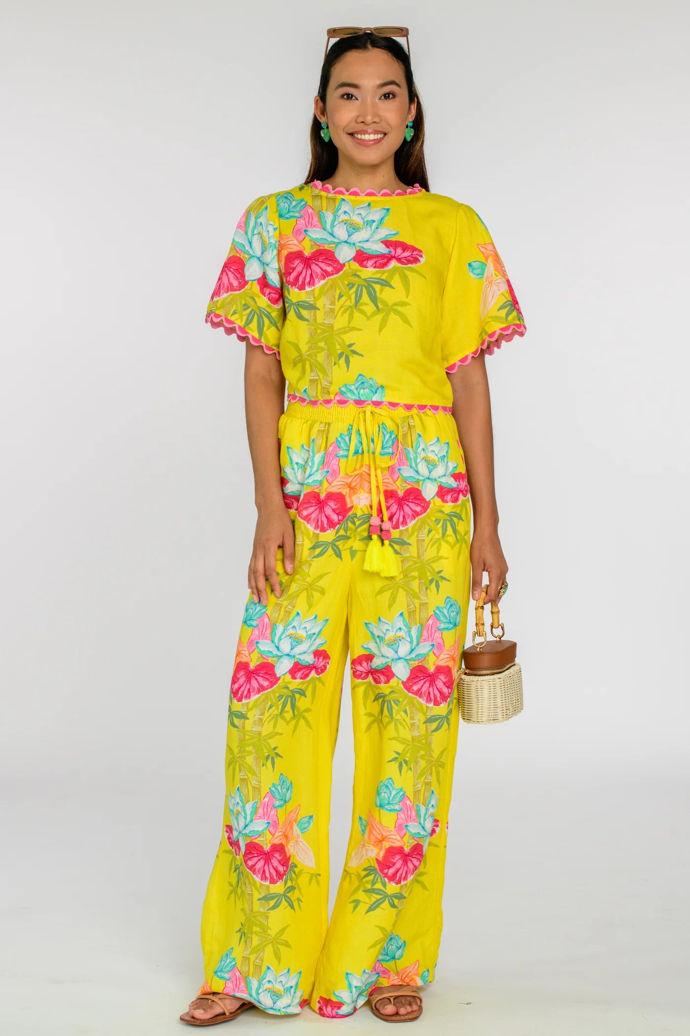 Paloma Top - Tropical Bamboo