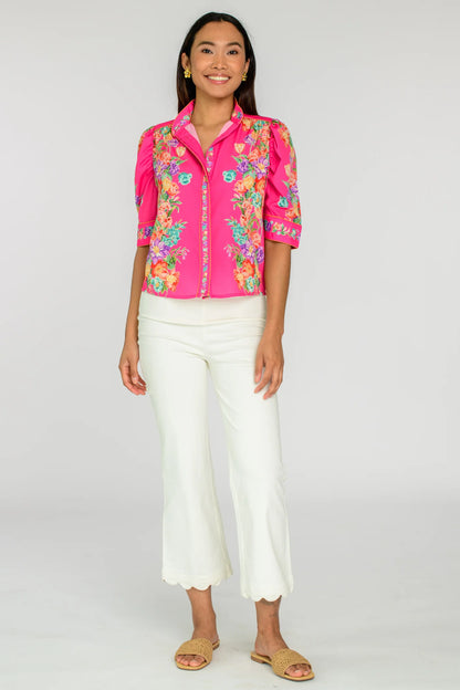 Ruthie Top - Tulip Tapesty (Pink Glo)