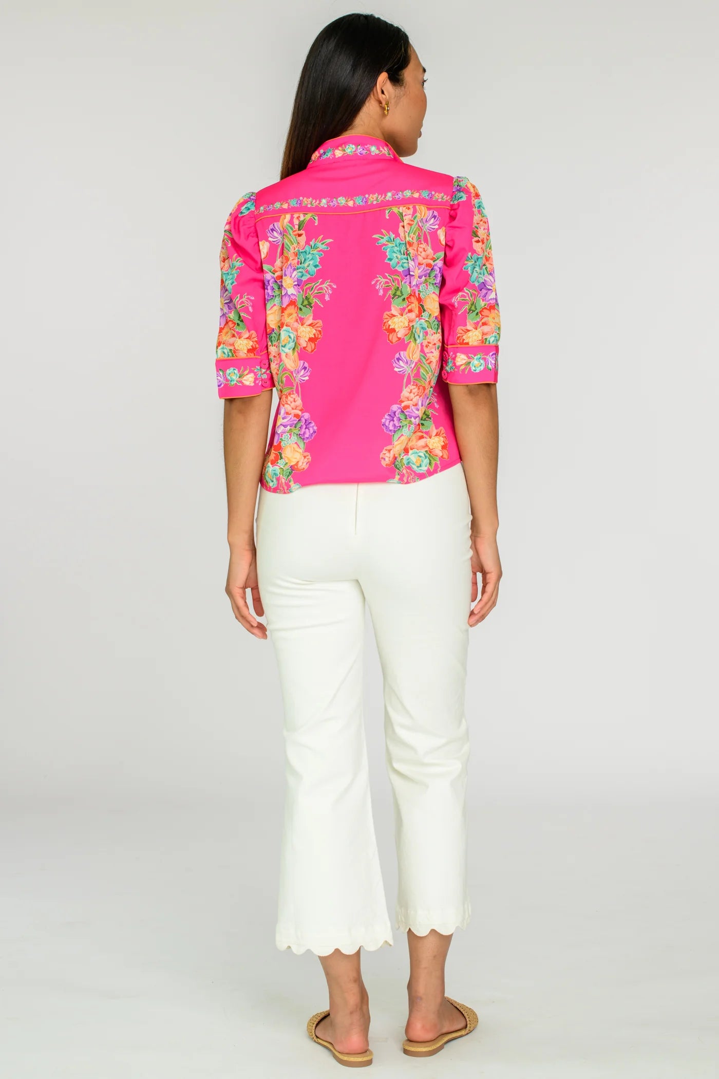 Ruthie Top - Tulip Tapesty (Pink Glo)