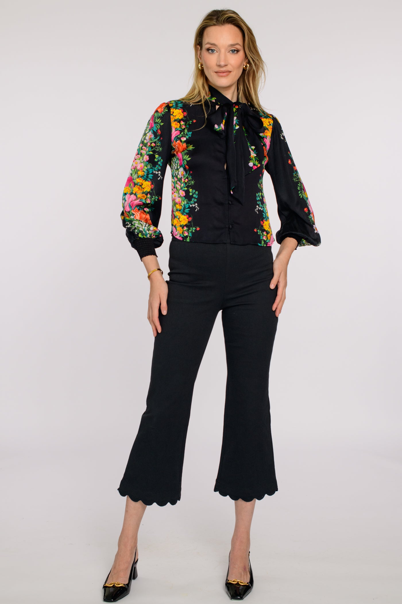 BRIT BOW BLOUSE
