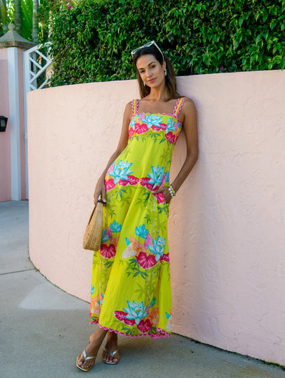 Annalisa Dress - Tropical Bamboo
