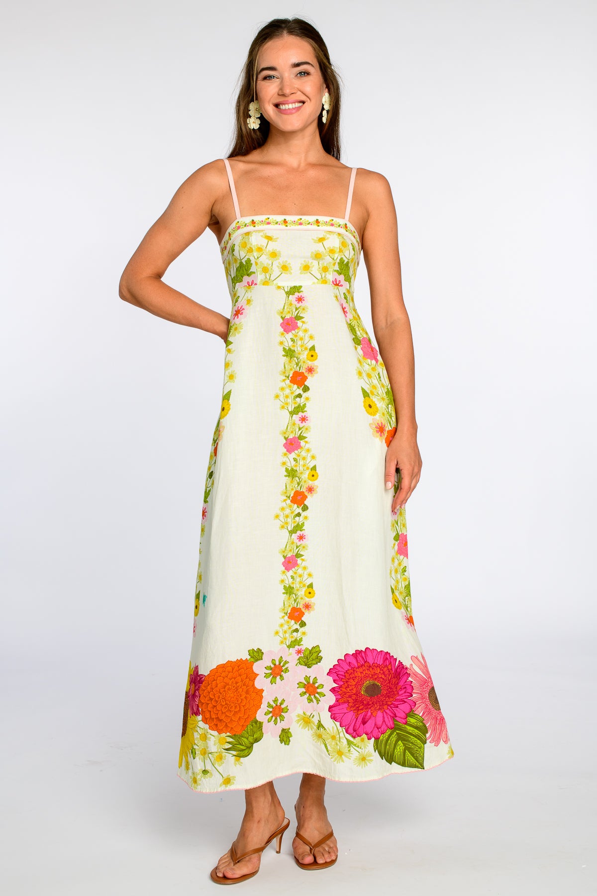 Annalisa Dress - Wildflower Ivory