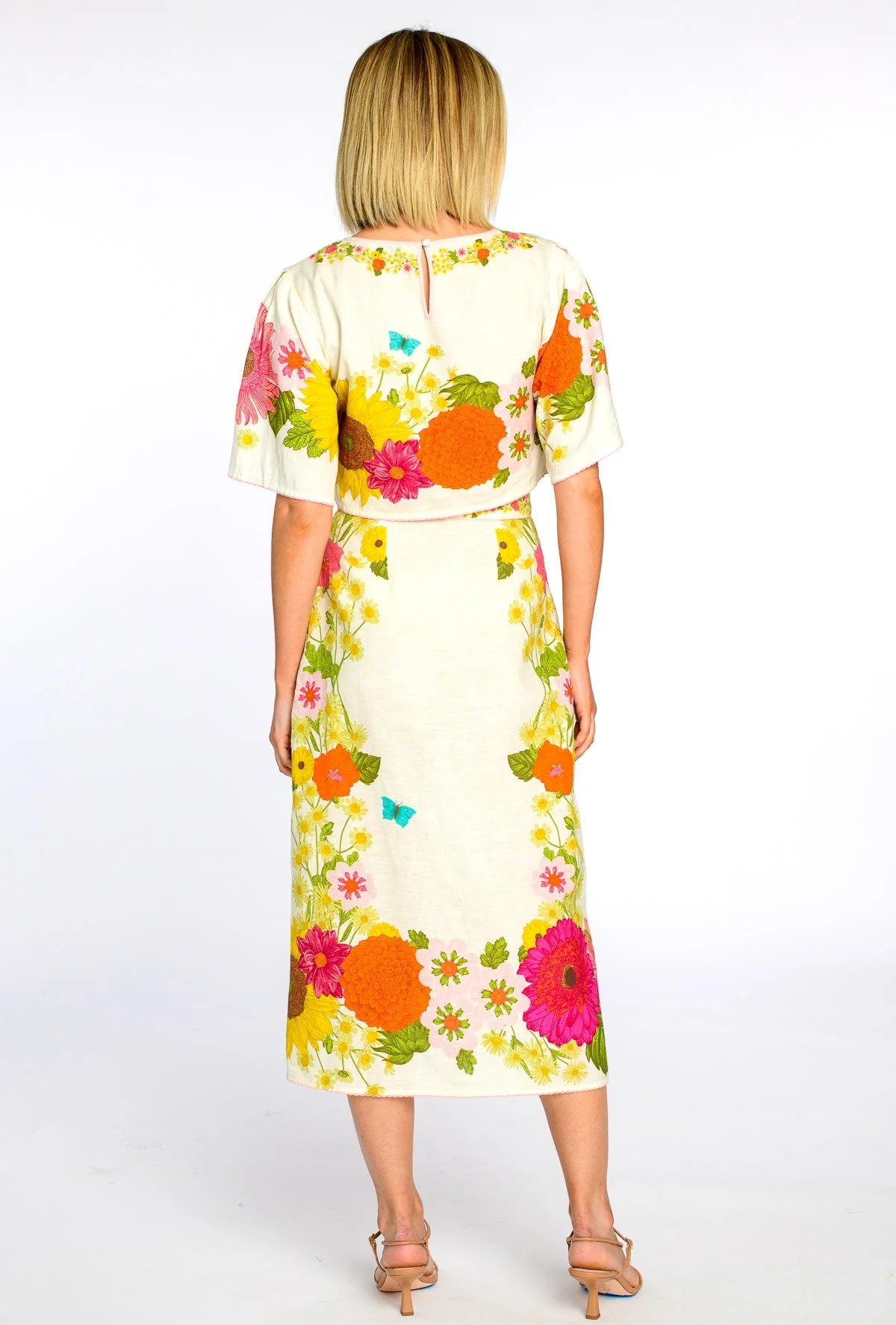 Paloma Top - Wildflower Ivory