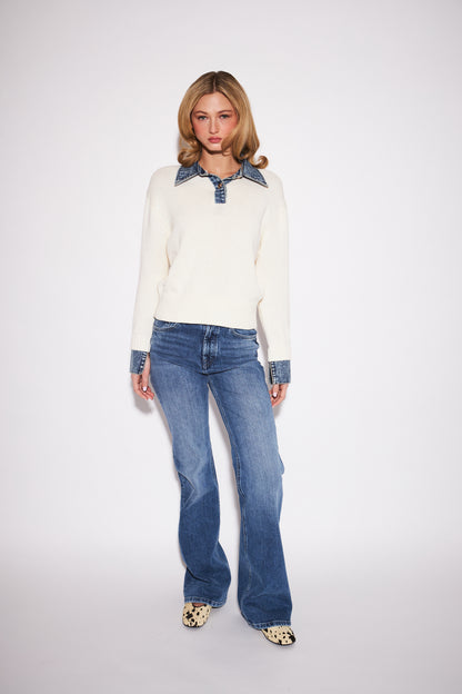 Elton Sweater - Oxford Denim