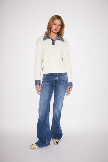 Elton Sweater - Oxford Denim