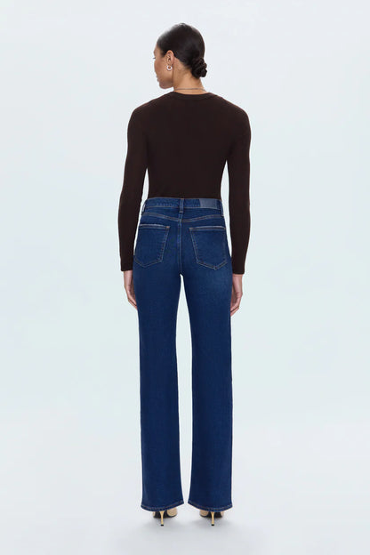 Evie High Rise Slim Boot Cut Jean - Penthouse