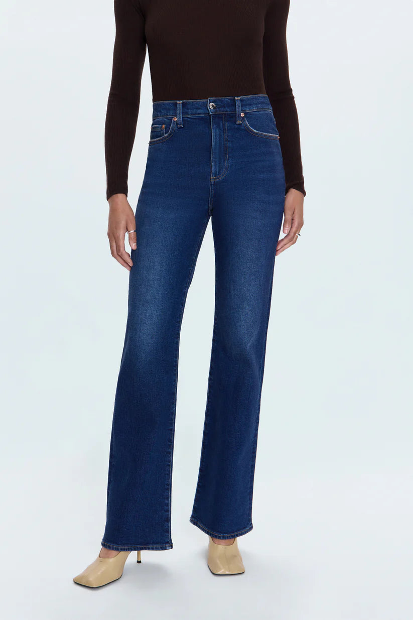 Evie High Rise Slim Boot Cut Jean - Penthouse