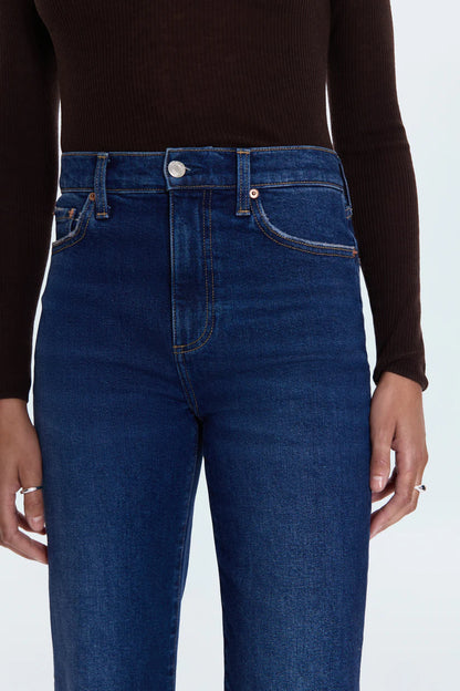 Evie High Rise Slim Boot Cut Jean - Penthouse